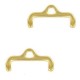 Cymbal ™ DQ metal ending Skafi II for 11/0 beads - Gold